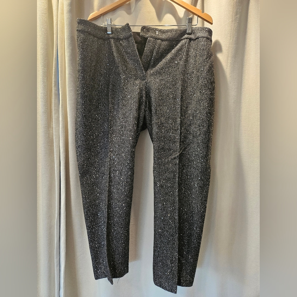 Talbots Black Sparkle Pants